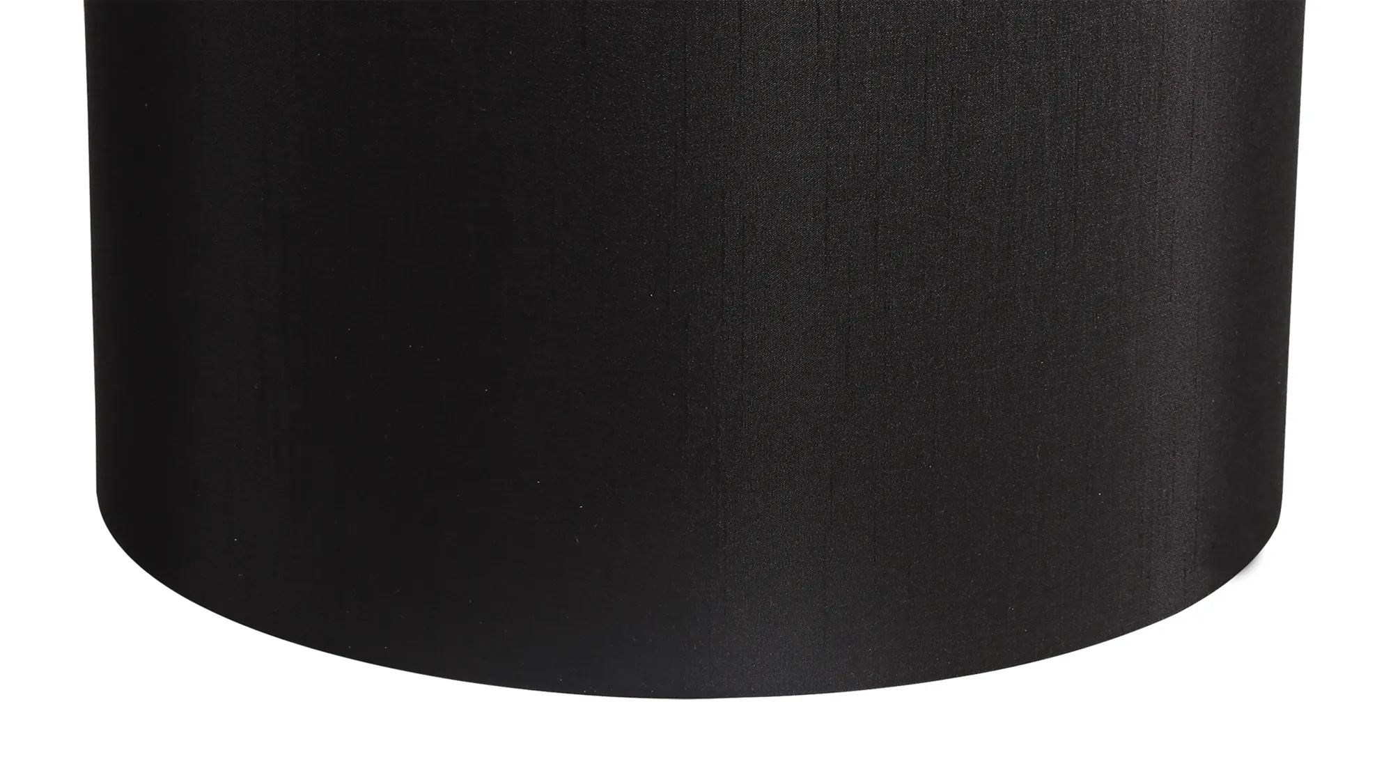 Sigma Cylinder 30cm Faux Silk Shade Black; White D0047  Deco Sigma